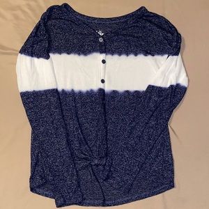 Girls Justice front tie long sleeve